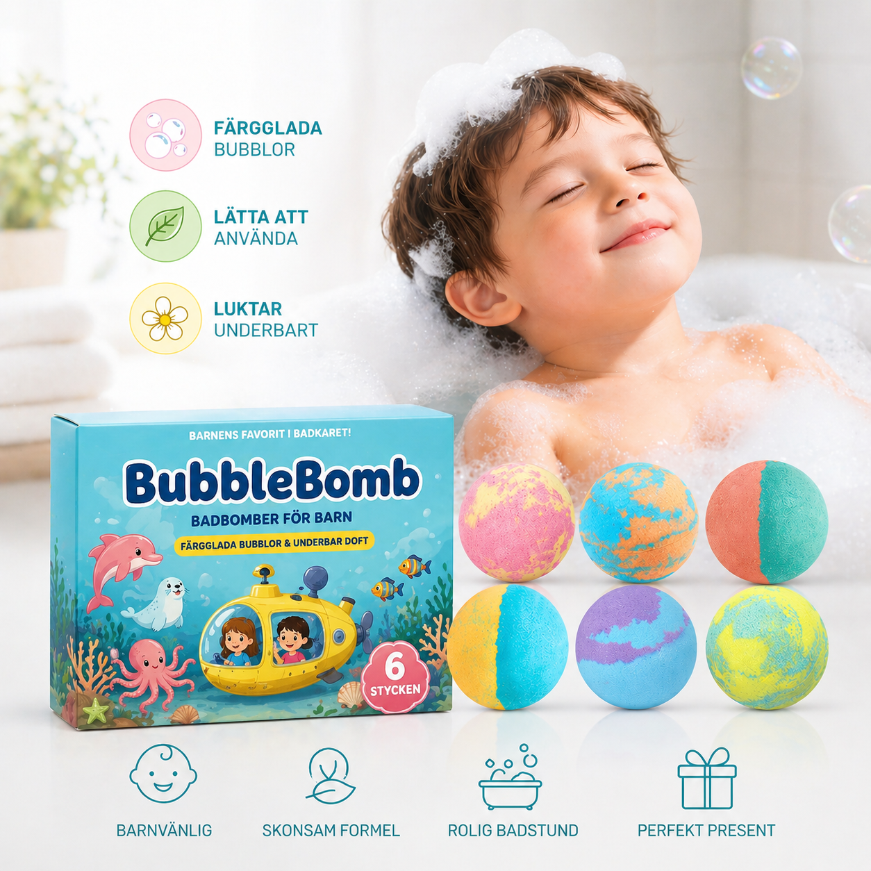 BubbleBomb | Kylpypommi yllätyksellä
